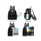 WOMEN CUTE LEATHER LAIDES SHOPPING CASUAL BACKPACK TRAVLE BACKPACK FOR GIRLS - BLACK