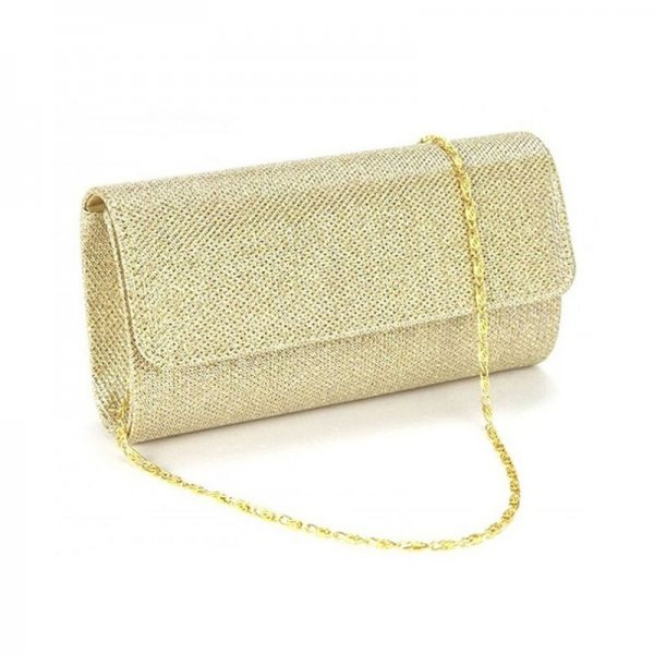 EVENING BAG CLUTCH PURSES FOR WOMEN ISBABY LADIES SPARKLING GLITTER PARTY HANDBAG WEDDING BAG - GOLD