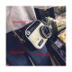 WOMEN CAMERA SHAPE SMALL CUTE LONG SHOULDER BAG HANDBAG MESSENGER BAG - BLACK&WHITE