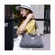 CANVAS TOTE BAG CASUAL SHLOUDER BAGS WEEKEND CROSSBODY HANDBAGS FOR WOMEN - GRAY