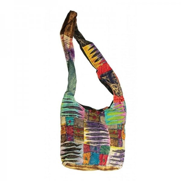 RAZOR CUT PATCHWORK BAG - ASSORTED STYLES/ COLORS