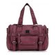 SOFT BARREL SHOULDER BAG H1485 - PLUM