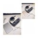 WOMEN CAMERA SHAPE SMALL CUTE LONG SHOULDER BAG HANDBAG MESSENGER BAG - BLACK&WHITE