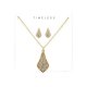 Teardrop Pendant Necklace Set