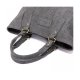 WOMEN'S PU LEATHER HANDBAGS LIGHTWEIGHT TOTE CASUAL WORK BAG - 1-GREY