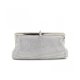 EVENING BAG FIT & WIT WOMENS RHINESTONE EVENING COCKTAIL WEDDING PARTY HANDBAG CLUTCH PURSE - SILVER