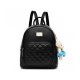 WOMEN CUTE LEATHER LAIDES SHOPPING CASUAL BACKPACK TRAVLE BACKPACK FOR GIRLS - BLACK